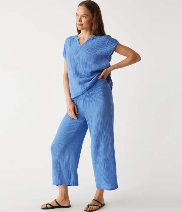 Michael Stars Medina Cropped Gauze Pant- Pants, Shorts & Skirts