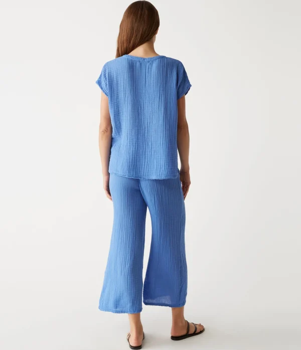 Michael Stars Medina Cropped Gauze Pant- Pants, Shorts & Skirts