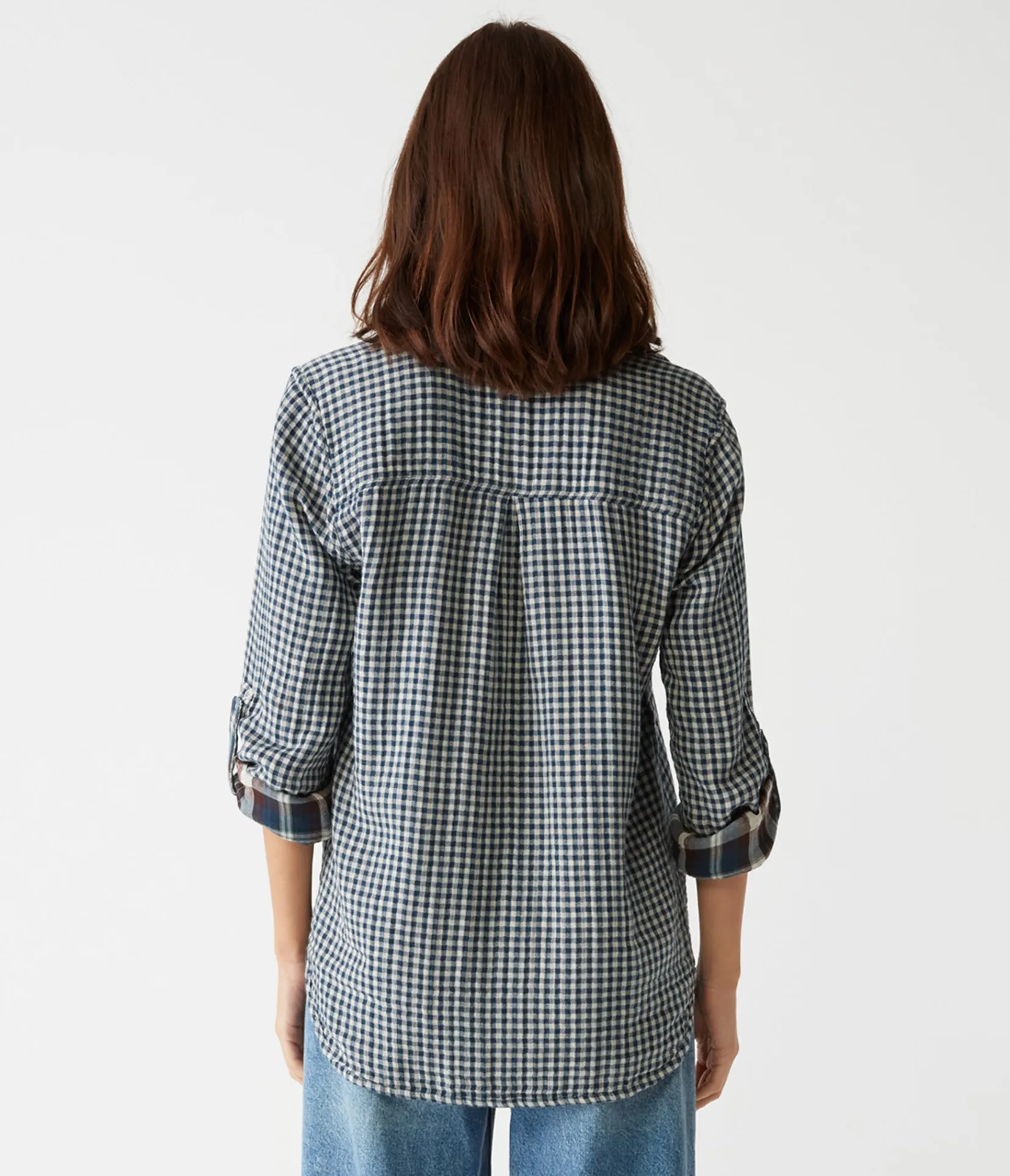 millie_plaid_shirt_11.webp Michael Stars Millie Plaid Shirt- Tops, Blouses & Shirts