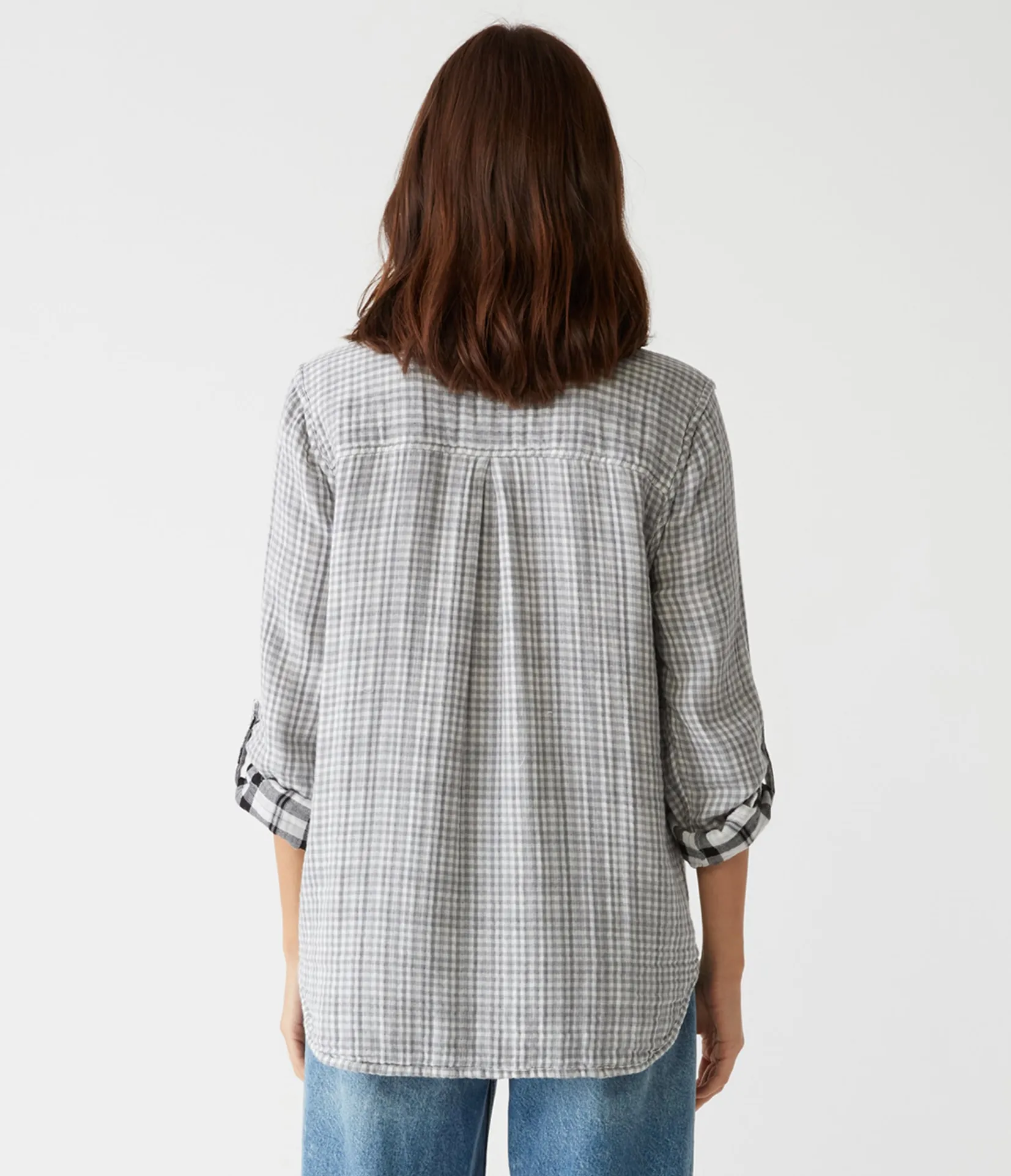 millie_plaid_shirt_5.webp Michael Stars Millie Plaid Shirt- Tops, Blouses & Shirts