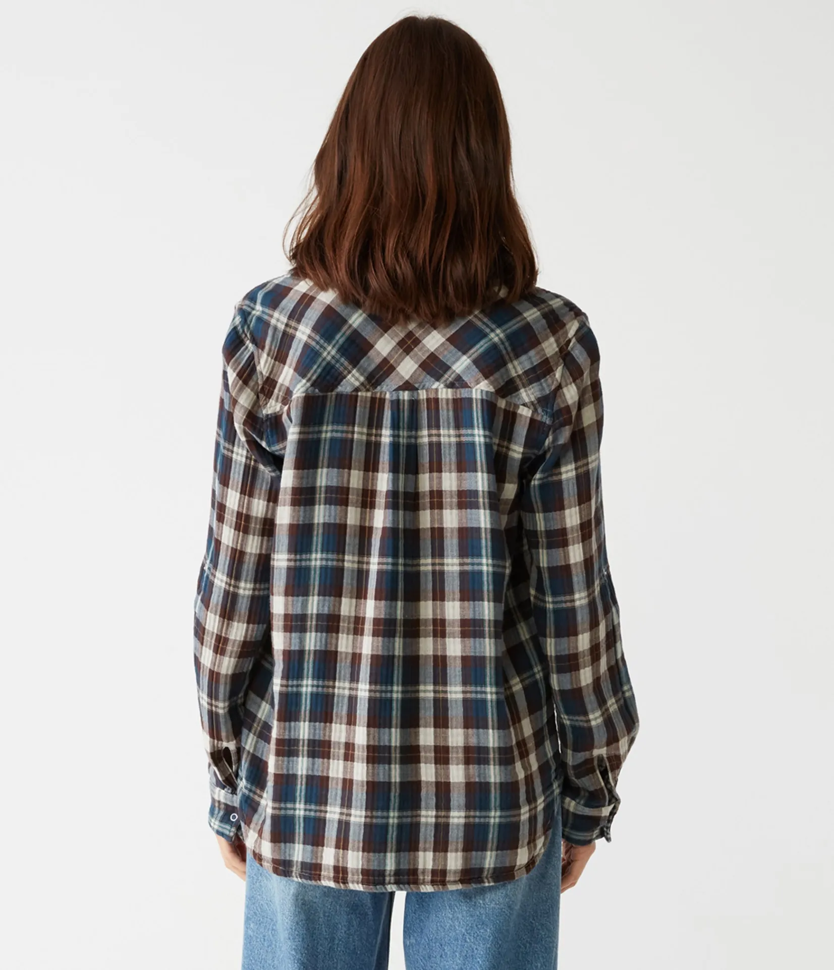 millie_plaid_shirt_8.webp Michael Stars Millie Plaid Shirt- Tops, Blouses & Shirts