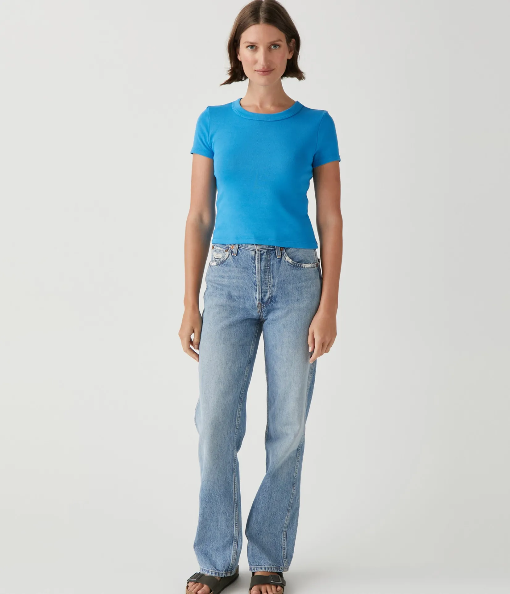 mimi_cropped_tee_20.webp Michael Stars Mimi Cropped Tee- T-Shirts | 1x1 Cotton T-Shirts