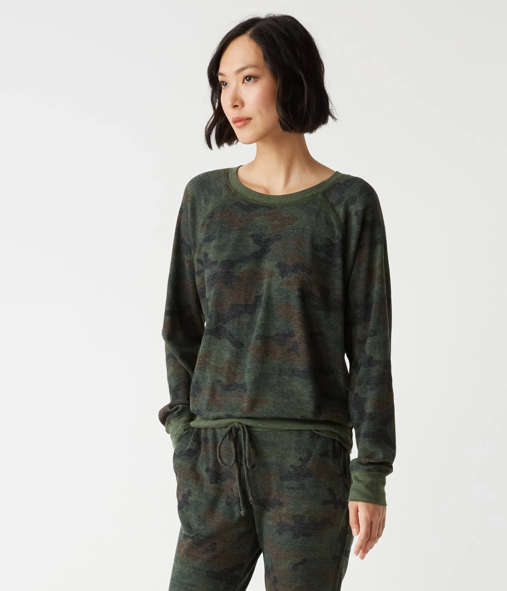 mira_camo_pullover_2.webp Michael Stars Mira Camo Pullover- T-Shirts | Loungewear