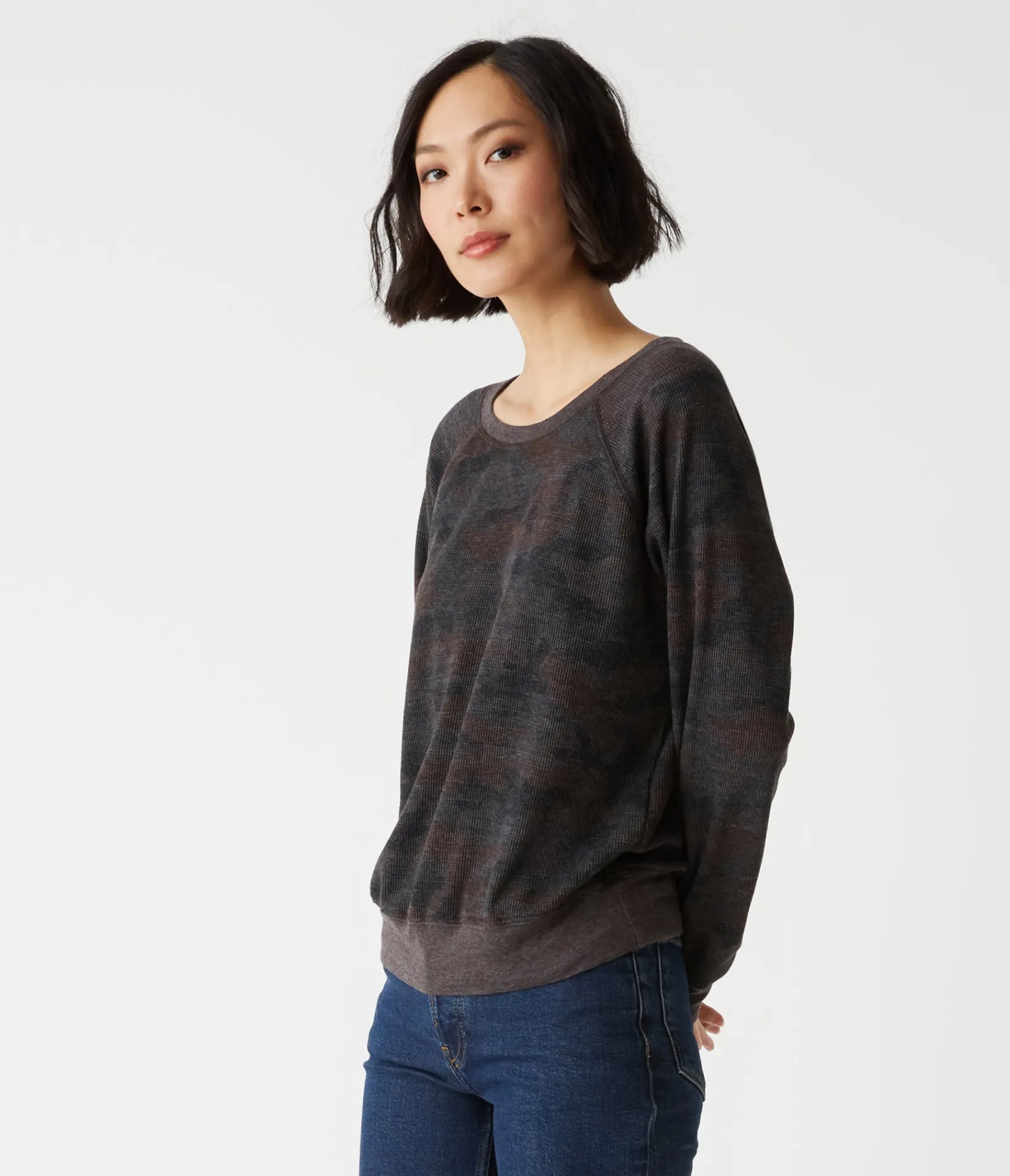 mira_camo_pullover_6.webp Michael Stars Mira Camo Pullover- T-Shirts | Loungewear