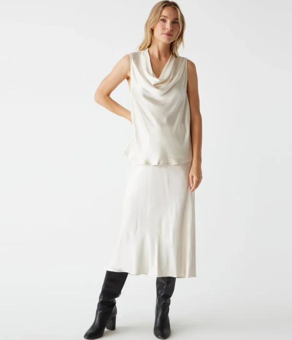 Michael Stars Mitzi Cowl Neck Top- Tops, Blouses & Shirts