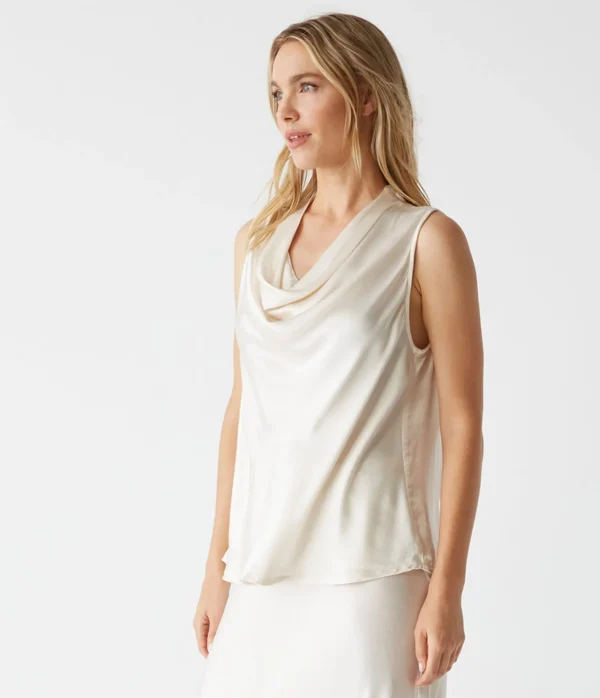 Michael Stars Mitzi Cowl Neck Top- Tops, Blouses & Shirts