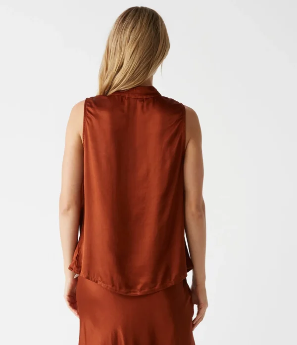 Michael Stars Mitzi Cowl Neck Top- Tops, Blouses & Shirts