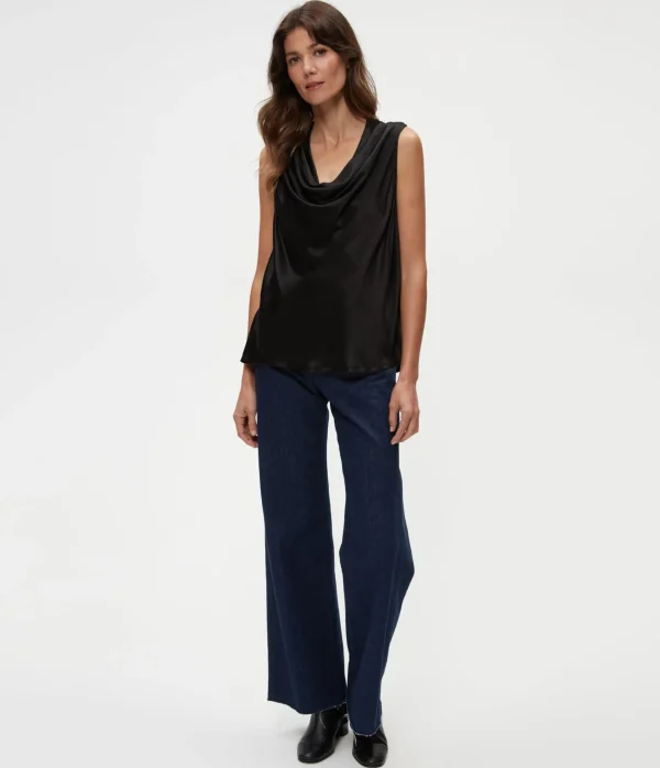 Michael Stars Mitzi Cowl Neck Top- Tops, Blouses & Shirts