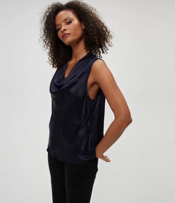 Michael Stars Mitzi Cowl Neck Top- Tops, Blouses & Shirts