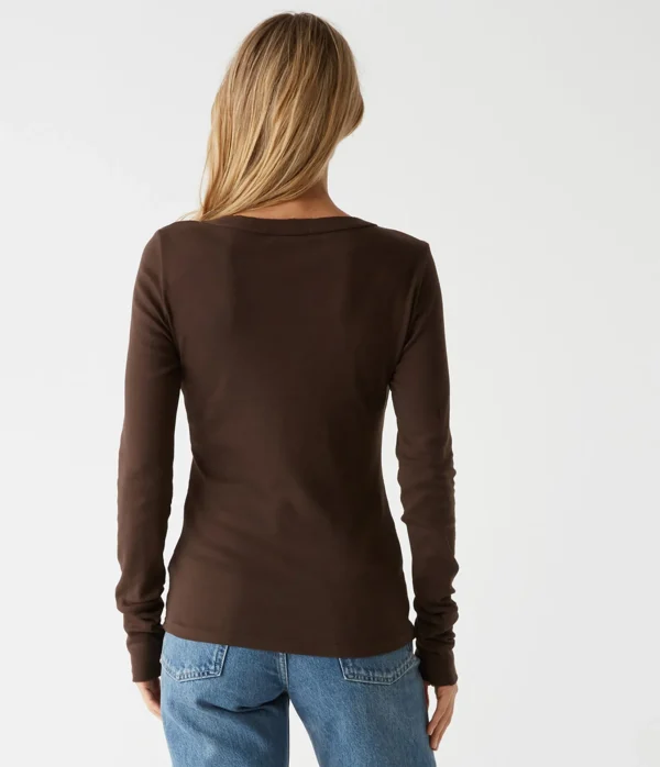 Michael Stars Molly V-Neck Tee- T-Shirts | Supima Cotton T-Shirts
