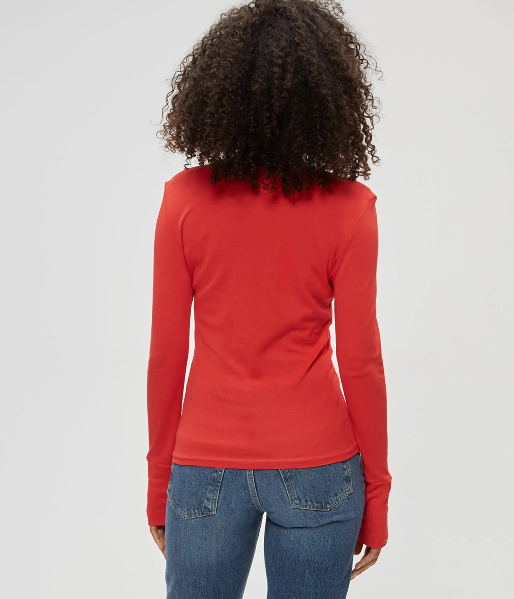 molly_vneck_tee_40.webp Michael Stars Molly V-Neck Tee- T-Shirts | Supima Cotton T-Shirts