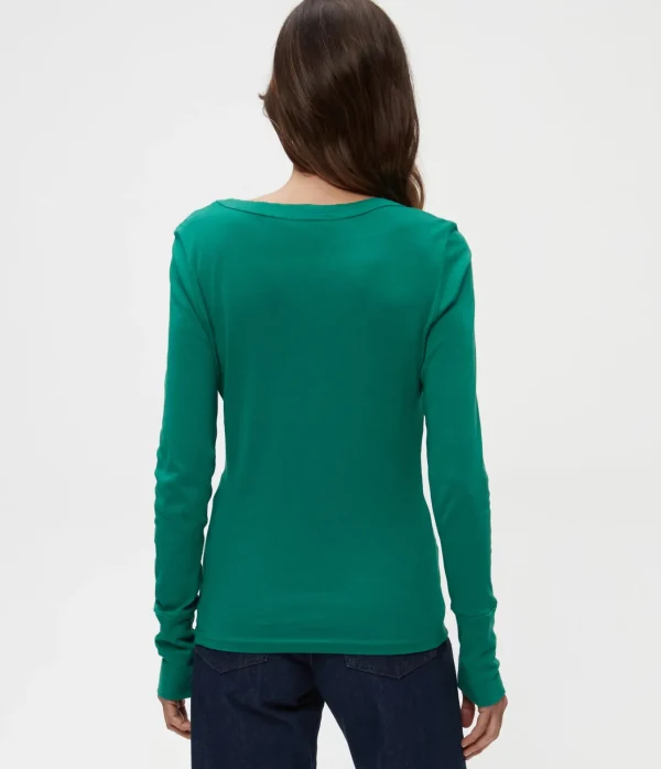 Michael Stars Molly V-Neck Tee- T-Shirts | Supima Cotton T-Shirts
