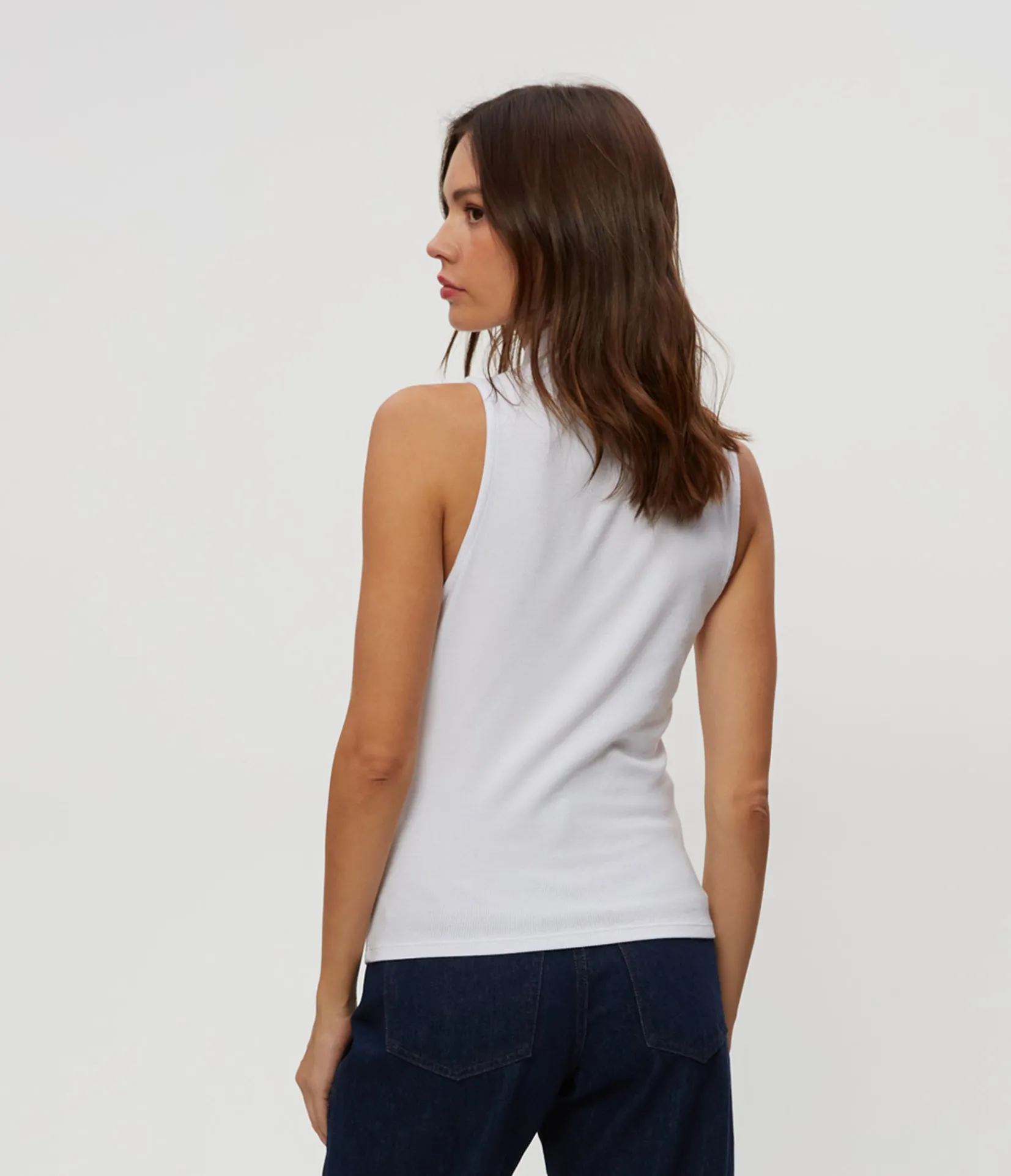 monet_ruched_front_tank_15.webp Michael Stars Monet Ruched Front Tank- Tops, Blouses & Shirts | Tank Tops
