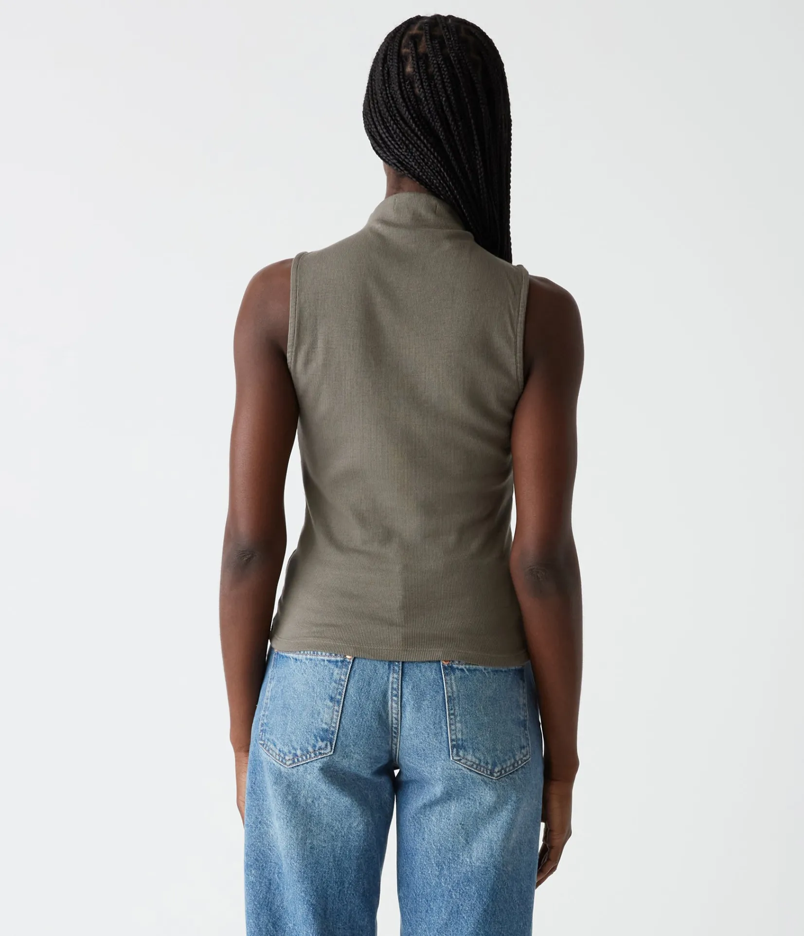 monet_ruched_front_tank_3.webp Michael Stars Monet Ruched Front Tank- Tops, Blouses & Shirts | Tank Tops