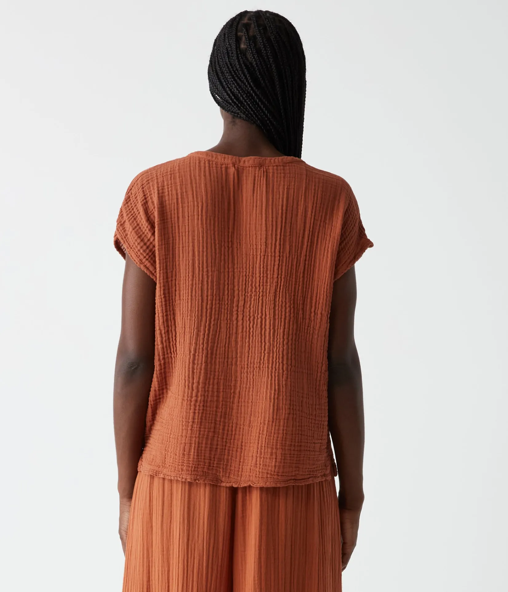 naomi_split_neck_top_31.webp Michael Stars Naomi Split Neck Top- Tops, Blouses & Shirts