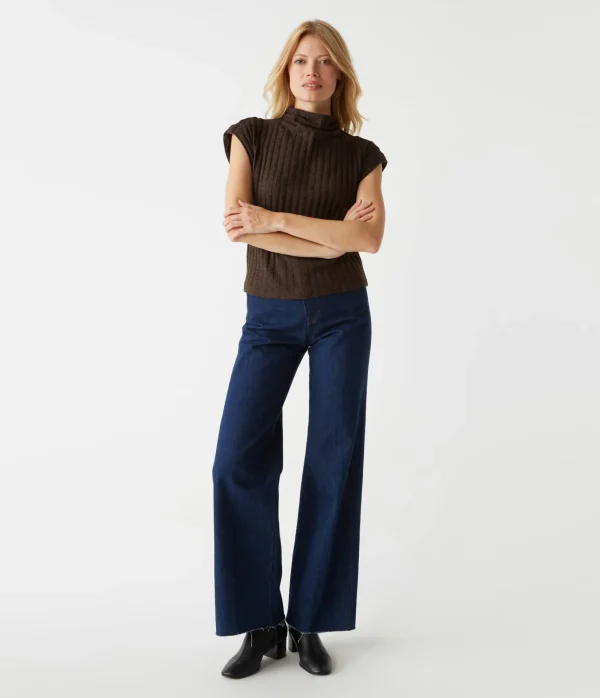 Michael Stars Nara Mock Neck Top- Tops, Blouses & Shirts | Sweaters & Cardigans