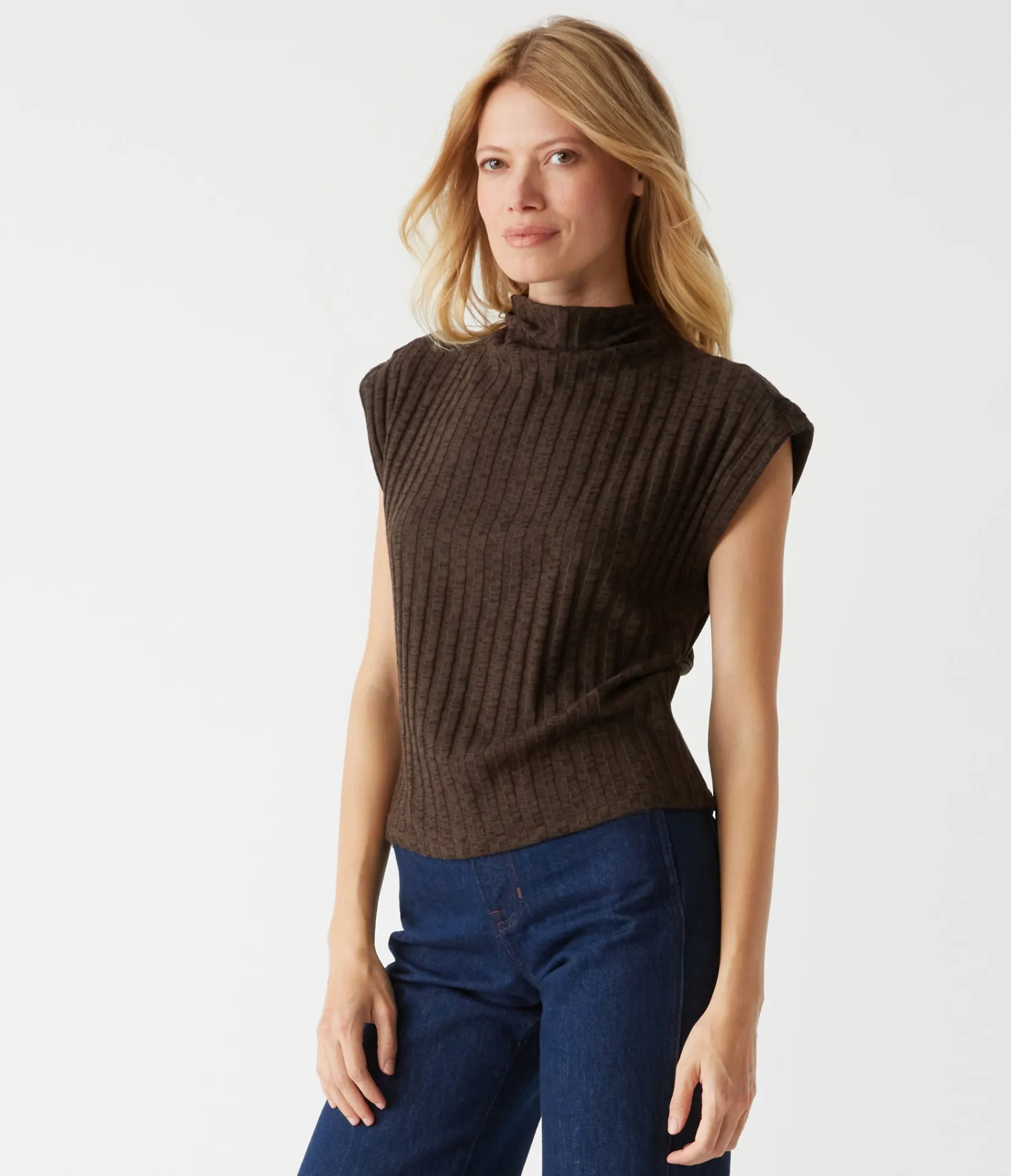 nara_mock_neck_top_14.webp Michael Stars Nara Mock Neck Top- Tops, Blouses & Shirts | Sweaters & Cardigans