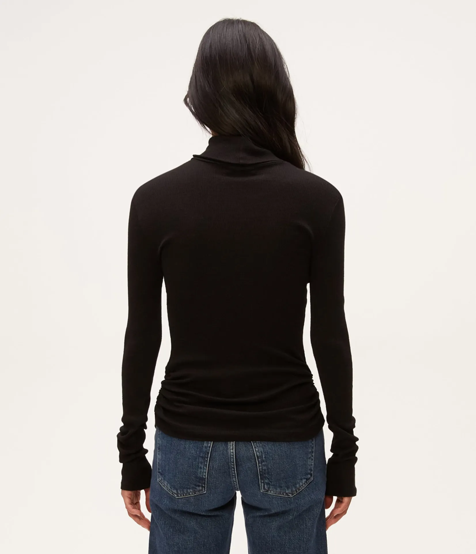 nessa_shine_turtleneck_15.webp Michael Stars Nessa Shine Turtleneck- T-Shirts | Shine T-Shirts