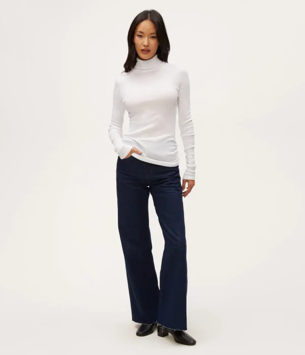 Michael Stars Nessa Shine Turtleneck- T-Shirts | Shine T-Shirts