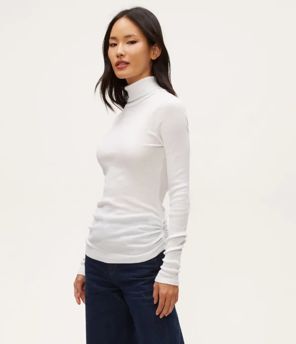 Michael Stars Nessa Shine Turtleneck- T-Shirts | Shine T-Shirts