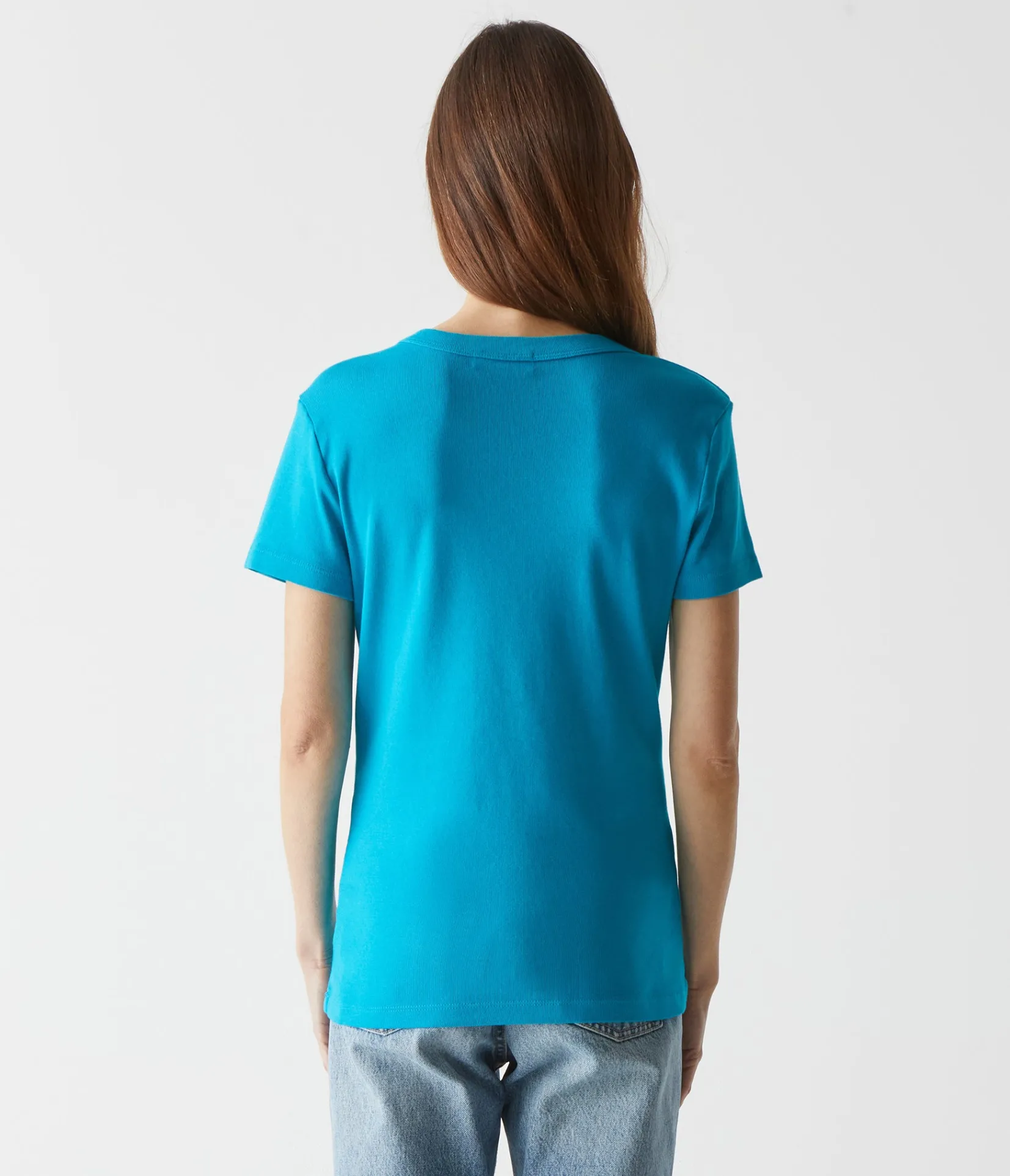 nikki_vneck_tee_30.webp Michael Stars Nikki V-Neck Tee- T-Shirts | 1x1 Cotton T-Shirts