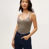 Michael Stars Nomi Metallic Sweater Camisole- Sweaters & Cardigans