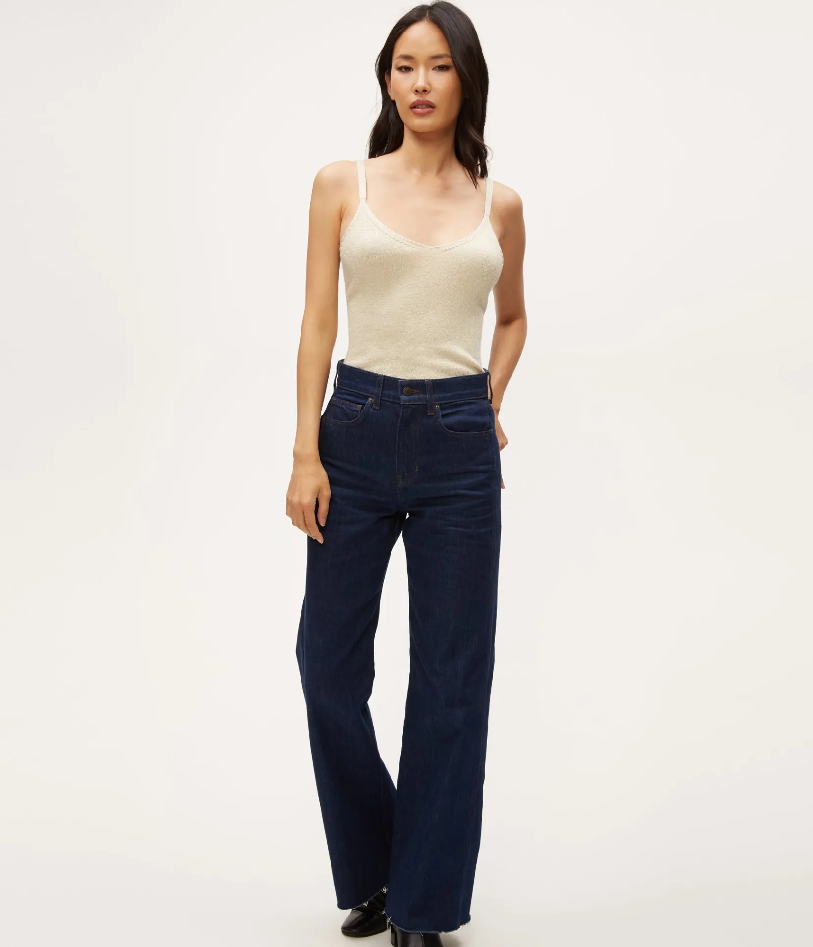 nomi_metallic_sweater_camisole_11.webp Michael Stars Nomi Metallic Sweater Camisole- Sweaters & Cardigans
