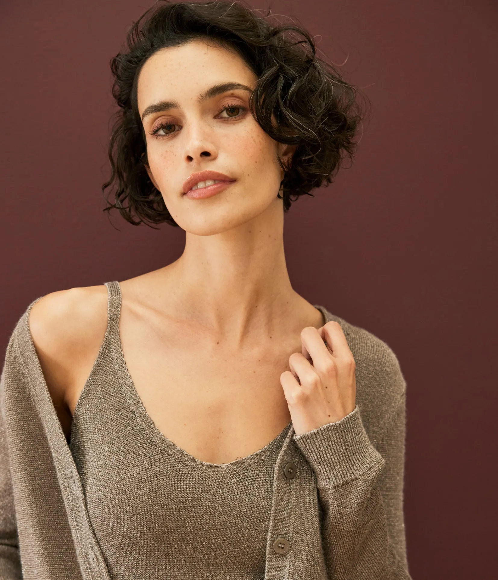 nomi_metallic_sweater_camisole_3.webp Michael Stars Nomi Metallic Sweater Camisole- Sweaters & Cardigans