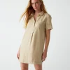Michael Stars Ola Utility Dress- Dresses | Mini Dresses