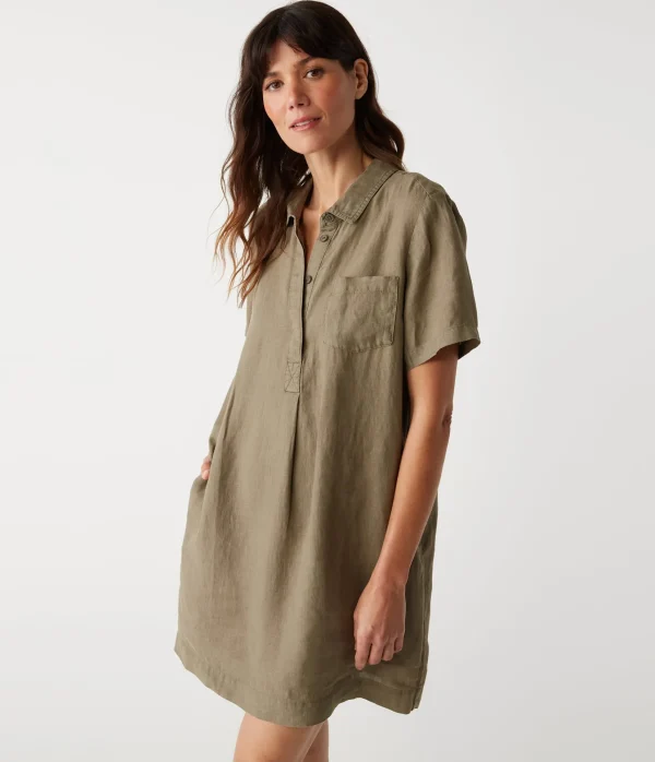 Michael Stars Ola Utility Dress- Dresses | Mini Dresses