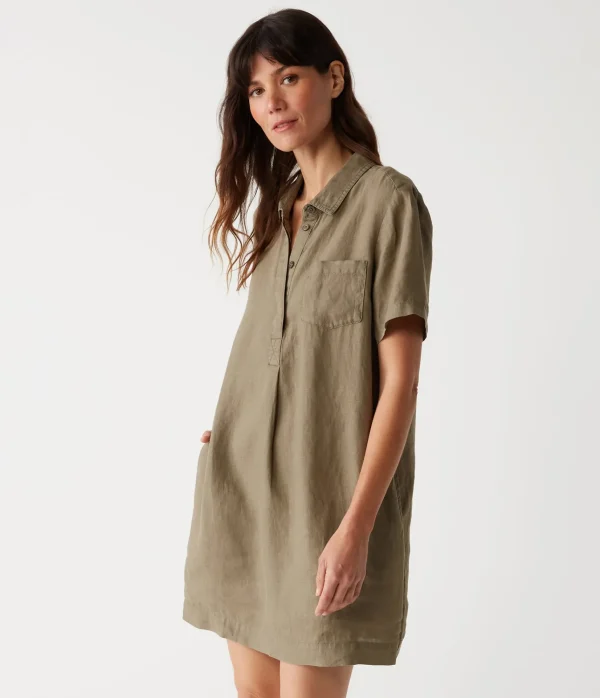 Michael Stars Ola Utility Dress- Dresses | Mini Dresses