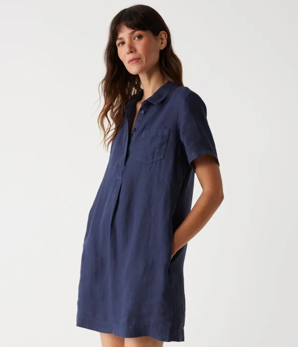 Michael Stars Ola Utility Dress- Dresses | Mini Dresses