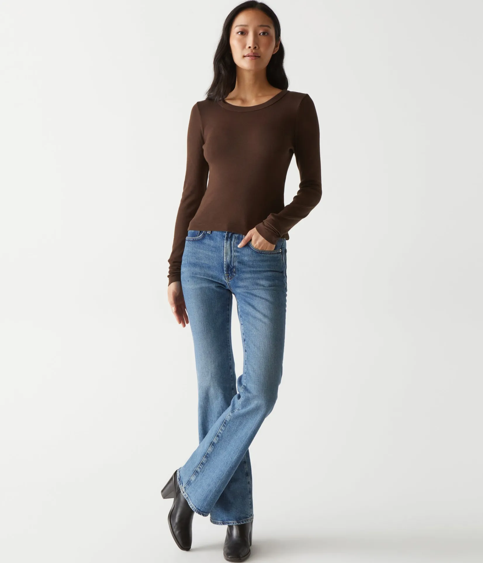 orion_cropped_tee_21.webp Michael Stars Orion Cropped Tee- T-Shirts | 1x1 Cotton T-Shirts