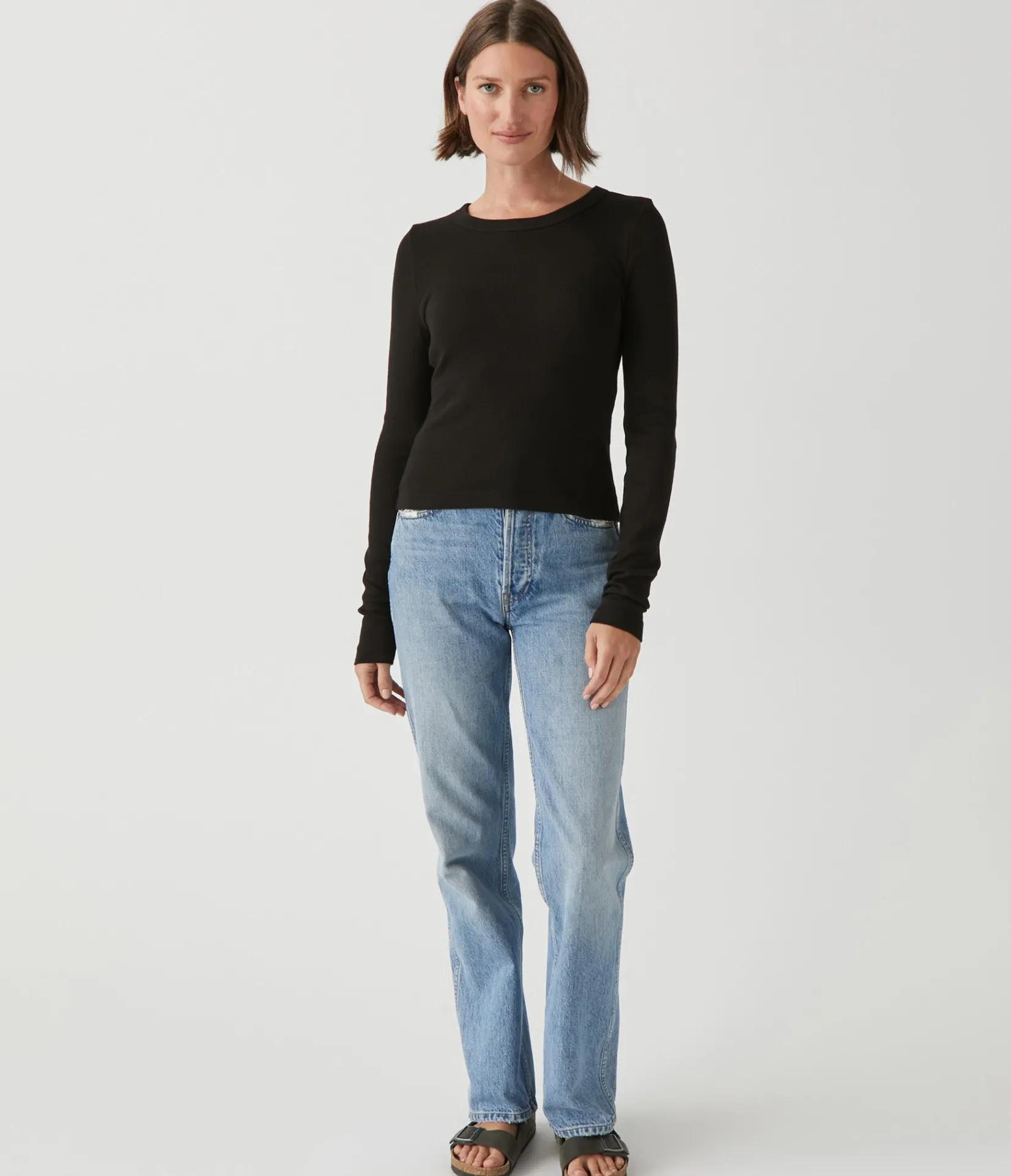 orion_cropped_tee_5.webp Michael Stars Orion Cropped Tee- T-Shirts | 1x1 Cotton T-Shirts