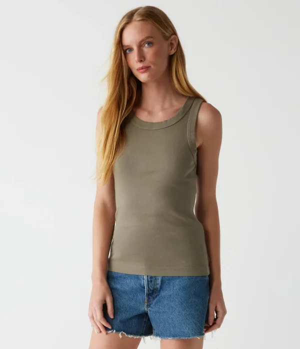 Michael Stars Paloma Tank- Tank Tops | 1x1 Cotton T-Shirts
