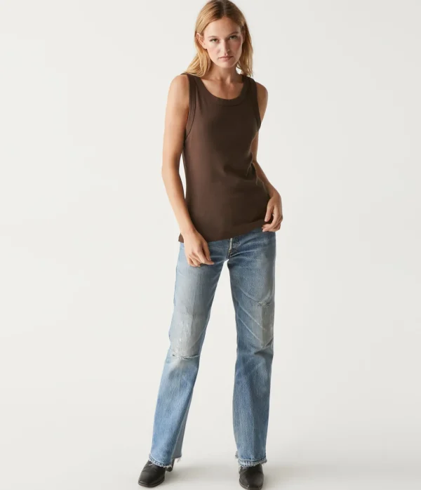 Michael Stars Paloma Tank- Tank Tops | 1x1 Cotton T-Shirts