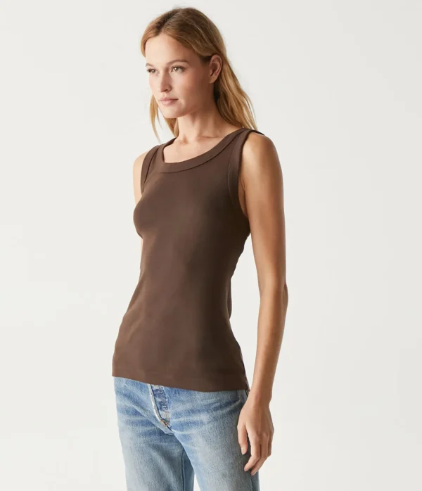 Michael Stars Paloma Tank- Tank Tops | 1x1 Cotton T-Shirts