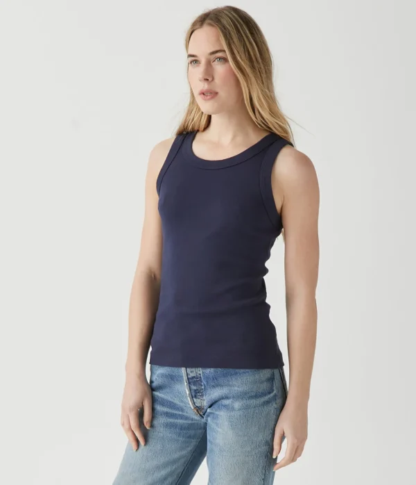 Michael Stars Paloma Tank- Tank Tops | 1x1 Cotton T-Shirts
