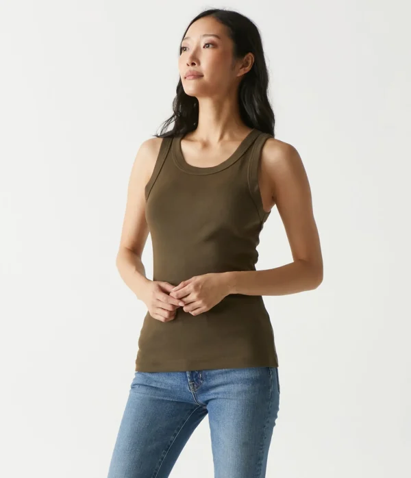 Michael Stars Paloma Tank- Tank Tops | 1x1 Cotton T-Shirts