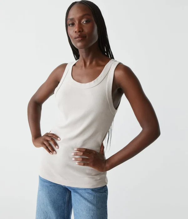 Michael Stars Paloma Tank- Tank Tops | 1x1 Cotton T-Shirts