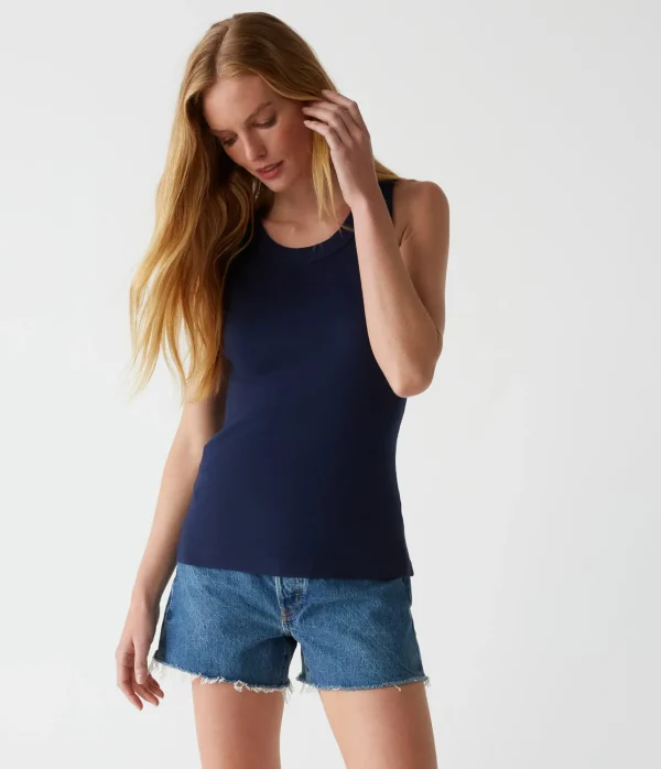 Michael Stars Paloma Tank- Tank Tops | 1x1 Cotton T-Shirts