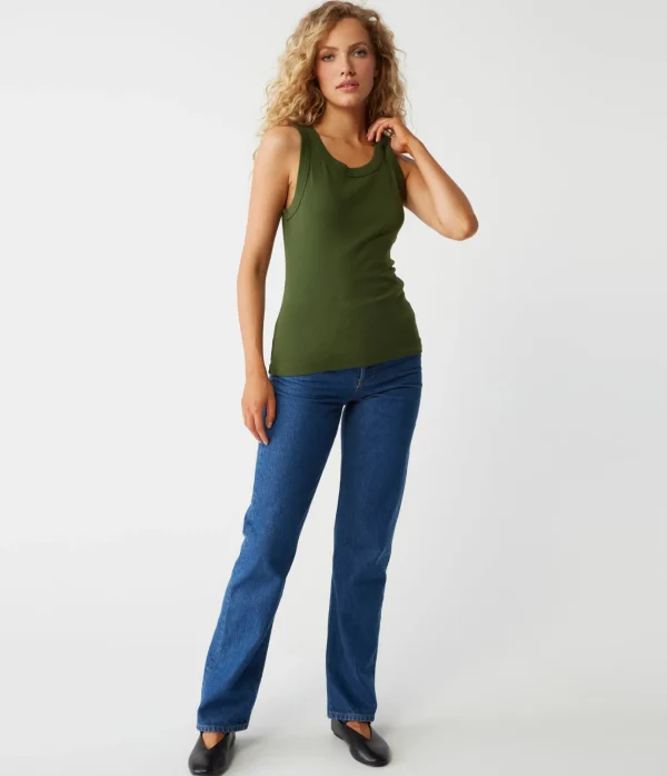 Michael Stars Paloma Tank- Tank Tops | 1x1 Cotton T-Shirts