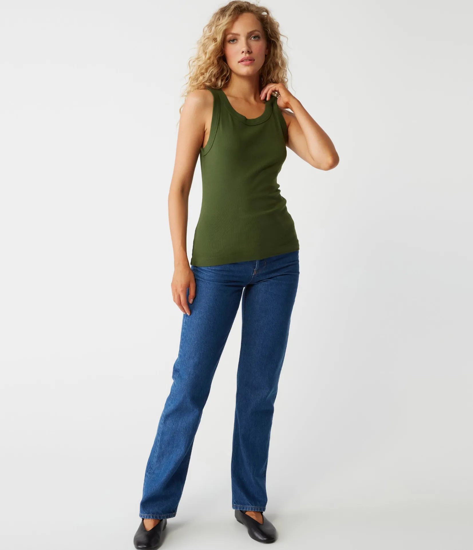 paloma_tank_69.webp Michael Stars Paloma Tank- Tank Tops | 1x1 Cotton T-Shirts