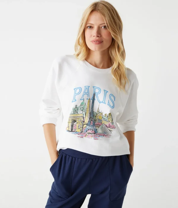 Michael Stars Paris Sweatshirt- Loungewear