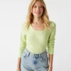 Michael Stars Paula Thermal Tee- T-Shirts | Loungewear