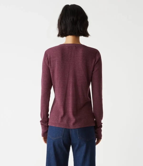 Michael Stars Paula Thermal Tee- T-Shirts | Loungewear