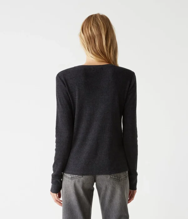 Michael Stars Paula Thermal Tee- T-Shirts | Loungewear