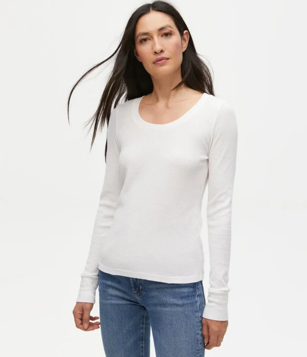 Michael Stars Paula Thermal Tee- T-Shirts | Loungewear