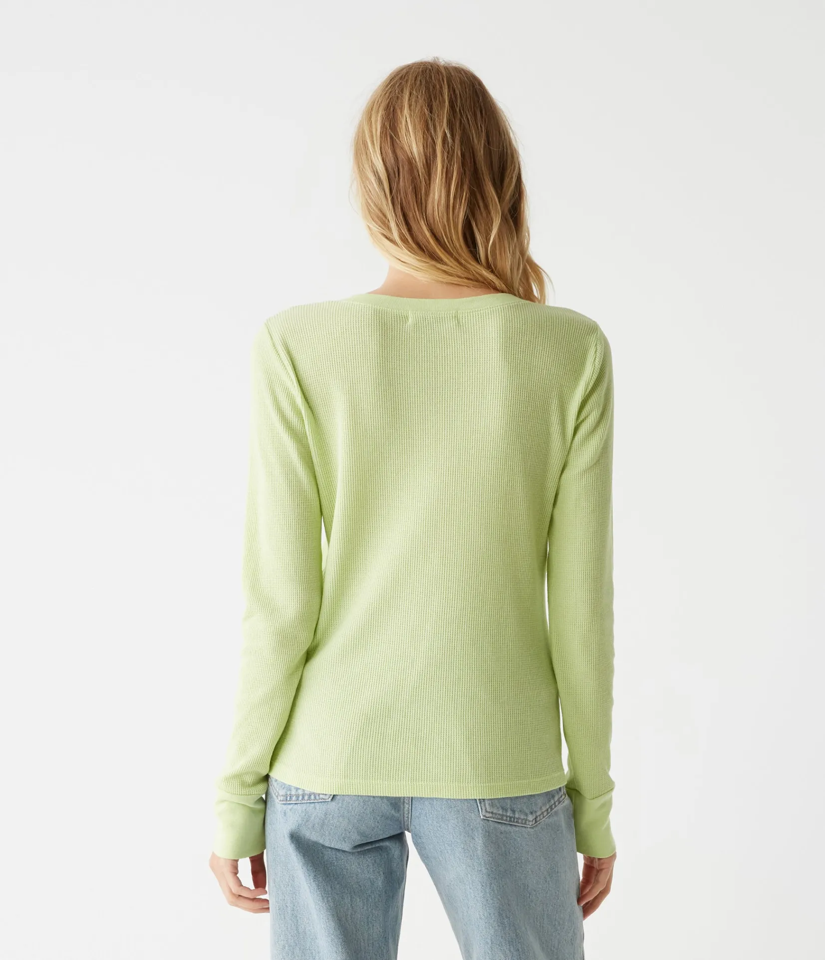 paula_thermal_tee_3.webp Michael Stars Paula Thermal Tee- T-Shirts | Loungewear
