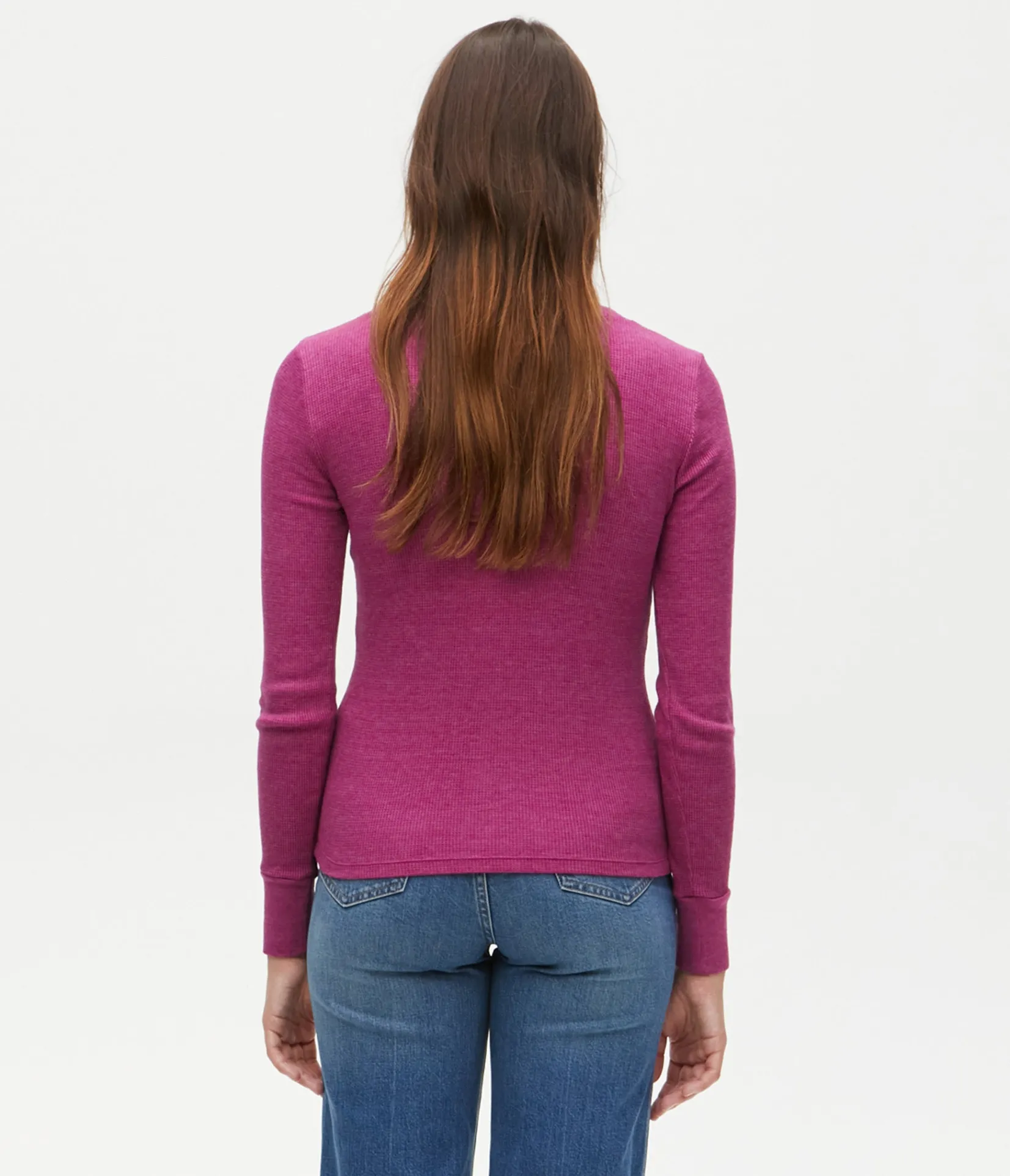 paula_thermal_tee_31.webp Michael Stars Paula Thermal Tee- T-Shirts | Loungewear